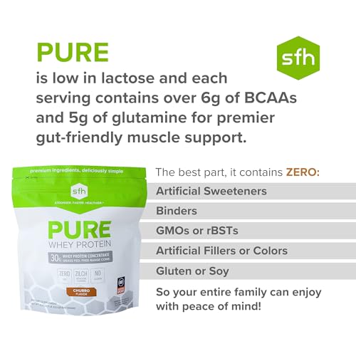 SFH Pure Whey Protein Powder Best Tasting 100% Grass Fed Whey | All Natural SFHBuy Supplements Australia