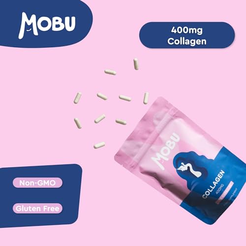 Hydrolysed Collagen 400mg 120 Capsules | Hair, Skin and Joint Health Supplement | Bovine Collagen for Women & Men MOBUBuy Supplements Australia