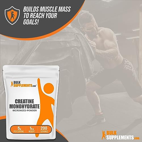BulkSupplements Micronized Creatine Monohydrate Powder (1 kilogram) BULKSUPPLEMENTS.COMBuy Supplements Australia