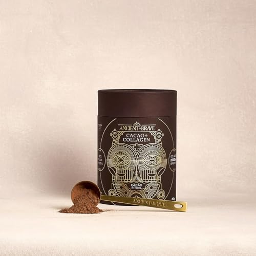 Ancient + Brave - Cacao + Collagen Powder 250g - Peruvian Raw Cacao Hot Chocolate with Grass-Fed Hydrolysed Bovine Collagen Ancient + BraveBuy Supplements Australia