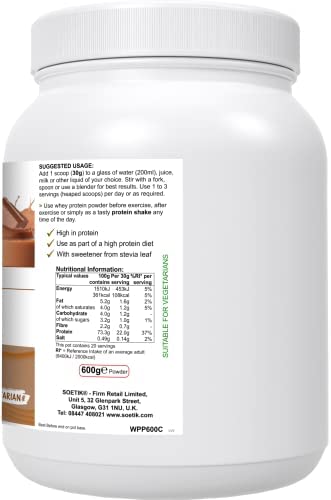 Soetik Whey Protein Powder (Chocolate Flavour) 600g SoetikBuy Supplements Australia