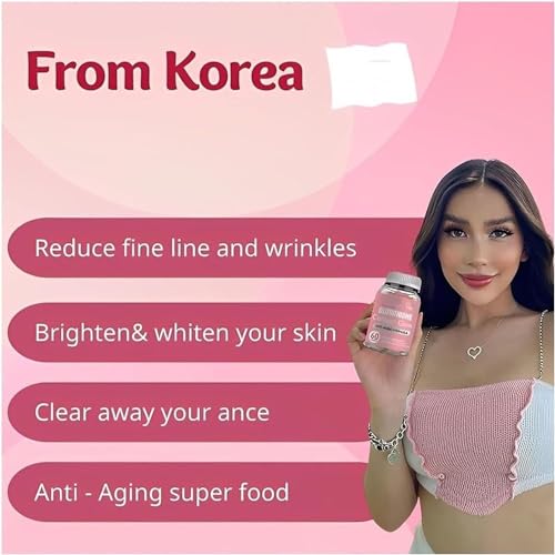 Glutathione Collagen Gummies,Glutathione Collagen Glow Gummies for Dark Spot,60 Pieces PelinuarBuy Supplements Australia