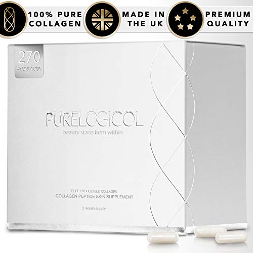 Collagen Supplement, Best Hydrolysed Collagen Peptides, 3 Months Supply for Younger Looking Skin PurelogicolBuy Supplements Australia