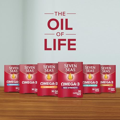 Seven Seas Omega-3 Fish Oil, Max Strength, Omega 3 + Vitamin D For Whole Body Health Seven SeasBuy Supplements Australia