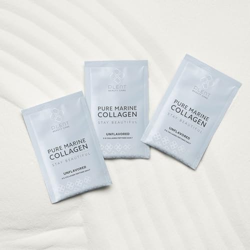 Plent Pure Marine Collagen Unflavoured - Stay Beautiful - 5G Collagen Peptides Daily - 30 Sachets PlentBuy Supplements Australia