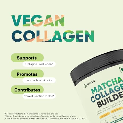 Collagen Supplements for Women & Men, 30 Servings, 150 GM | 100% Vegan Collagen Powder TenchaBuy Supplements Australia