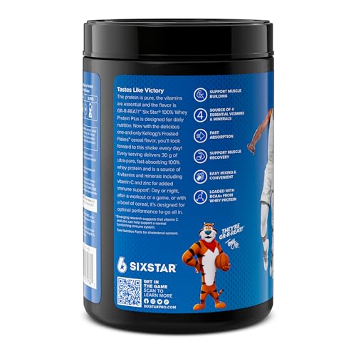 Six Star Whey Protein Powder Plus | Muscle Building & Recovery Plus Immune Support Six StarBuy Supplements Australia