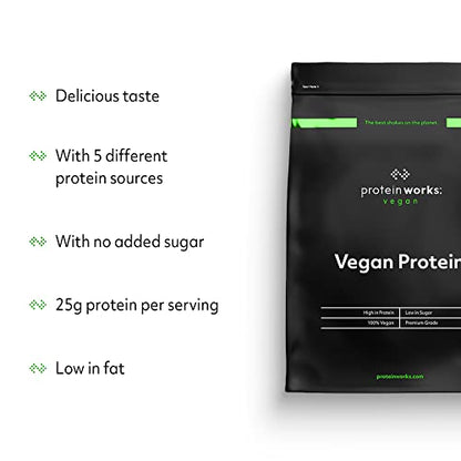 Protein Works - Vegan Protein Powder | Plant Based Protein Shake | Vegan Blend | Gluten Free | 66 Servings Protein WorksBuy Supplements Australia