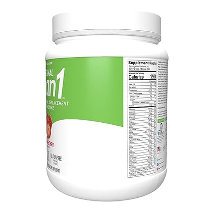 Lean1 Strawberry, 15 Serving tub, Fat Burning Meal Replacement by Nutrition53 N53Buy Supplements Australia