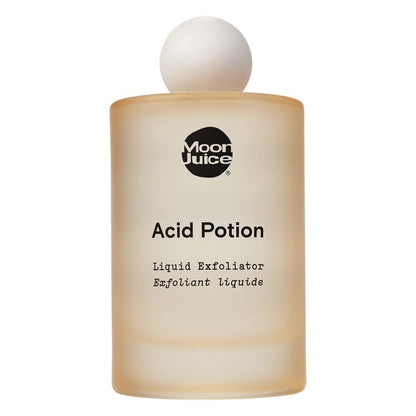Moon Juice Acid Potion Liquid Face Exfoliator - 25% AHA BHA Exfoliant with Reishi + Niacinamide - Helps Resurface Skin, Unclog Pores, & Stimulate Collagen - Hydrates & Soothes Skin (3.3 Fl oz) Moon JuiceBuy Supplements Australia