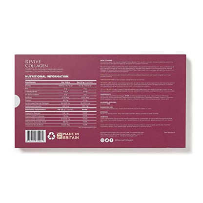Revive Collagen Enhanced Plus 10,000mg Hydrolysed Marine Collagen Drink with Added Vitamin A & C Revive CollagenBuy Supplements Australia
