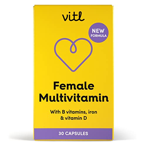 Vitl Female Multivitamin & Minerals Supplement - 30 Vegan Capsules - 21 Essential Active VITLBuy Supplements Australia