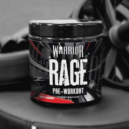 Warrior, Rage - Pre-workout Powder - 392g - Energy Drink Supplement with Vitamin C WarriorBuy Supplements Australia