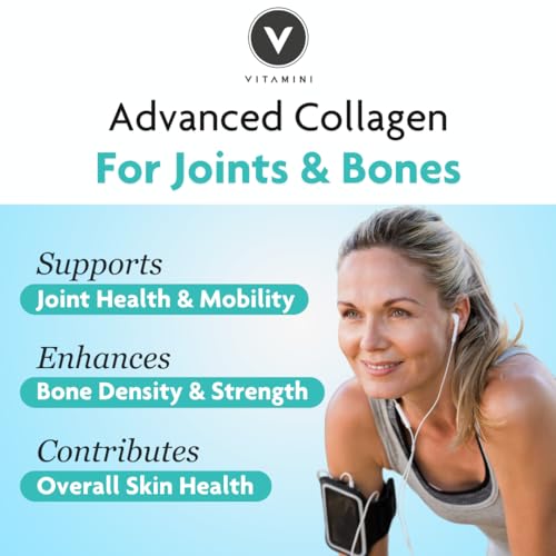 Premium Advanced Collagen Complex for Joint and Bone Health – High Strength Marine Collagen with Vitamin D3 V VitaminiBuy Supplements Australia