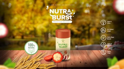 NutraBurst Pea Protein Shake with Probiotics, prebiotics, and Oats 500g - Chocolate Flavoured Nutree GutBuy Supplements Australia