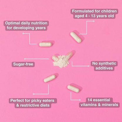 Kids Vitamins - Multivitamin for Kids with Calcium, Zinc, Iron, Vitamin C, B12, D3 and More PurolabsBuy Supplements Australia