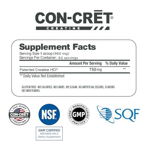 CON-CRET Creatine HCl Powder | Supports Muscle, Cognitive, and Immune Health ProMera SportsBuy Supplements Australia