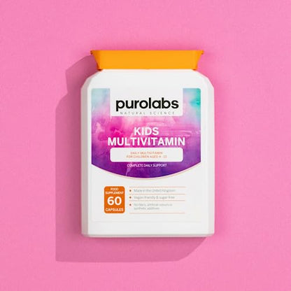 Kids Vitamins - Multivitamin for Kids with Calcium, Zinc, Iron, Vitamin C, B12, D3 and More PurolabsBuy Supplements Australia
