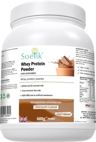 Soetik Whey Protein Powder (Chocolate Flavour) 600g SoetikBuy Supplements Australia