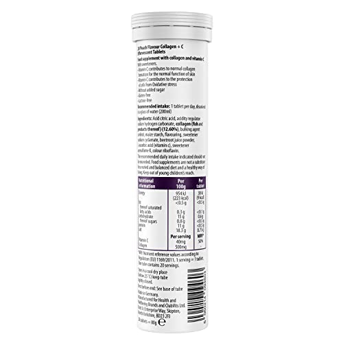 Collagen Effervescent - Marine Collagen & Vitamin C (2 Tubes) Beauty & CoBuy Supplements Australia