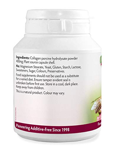 High Strength Collagen 400mg 90 Capsules, 3 Months Supply, Premium Hydrolysed Porcine Powder Health Leads ...Working With NatureBuy Supplements Australia