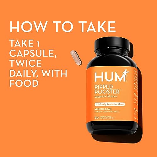 HUM Ripped Rooster - Natural Green Tea Supplement to Boost Metabolism, Control Cravings HUMBuy Supplements Australia