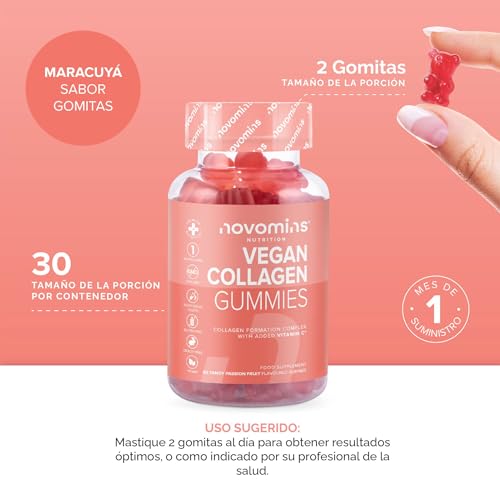 Vegan Collagen Gummies – Advanced Superfood Blend – Vegan Collagen Alternative for Women and Men – Infused with Vitamin C novominsBuy Supplements Australia