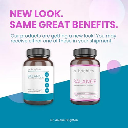 Dr. Brighten Balance - Hormone Balance for Women with Chasteberry and DIM - Targets Dr. BrightenBuy Supplements Australia