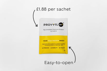 Provytl 50+ - Kick Start Your Protein Journey in 2024-15g Complete Protein and 1g Creatine ProvytlBuy Supplements Australia