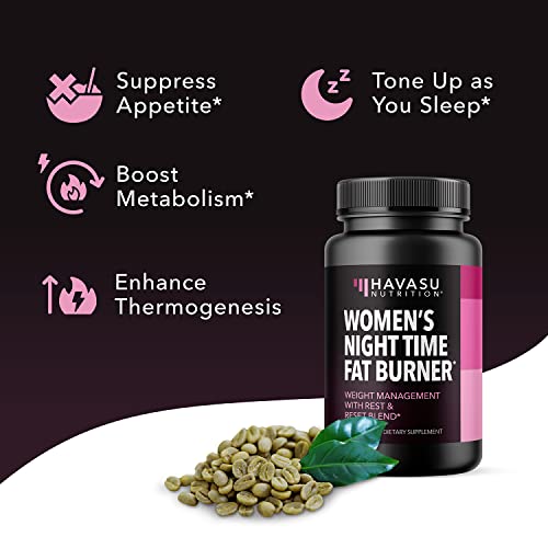Night Time Fat Burner for Women | Weight Loss and Sleep Support Blend With Vitamin D HAVASU NUTRITIONBuy Supplements Australia