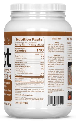 PEScience Select Multi-Purpose Protein Powder, 27 Serving, Low Carb, Keto Friendly PEScienceBuy Supplements Australia