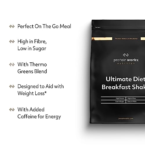 Protein Works - Ultimate Diet Breakfast Shake | Low Calorie Breakfast Shake | Low Sugar High Protein Breakfast Protein WorksBuy Supplements Australia