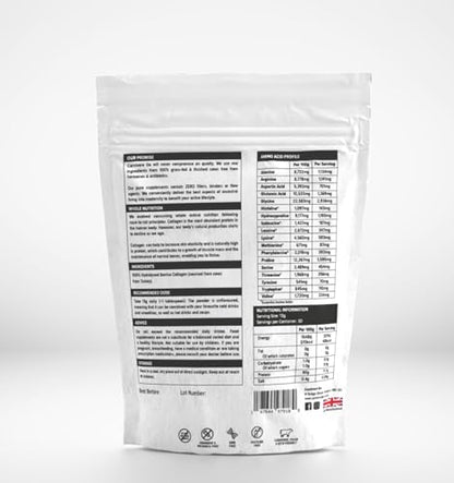 Carnivore Go Grass Fed Bovine Collagen Powder - 400g Hydrolysed Type 1 & 3 Carnivore GoBuy Supplements Australia