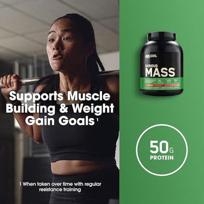 Optimum Nutrition Serious Mass, Weight Gainer Protein Powder with Immune Support Optimum NutritionBuy Supplements Australia