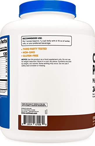 Nutricost Casein Protein Powder 5lb Chocolate - Micellar Casein, Gluten Free, Non-GMO NutricostBuy Supplements Australia