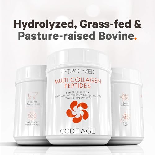 Code Age Multi-Collagen Protein Powder Hydrolyzed 20Oz All-in-One Super Bone Broth CodeageBuy Supplements Australia