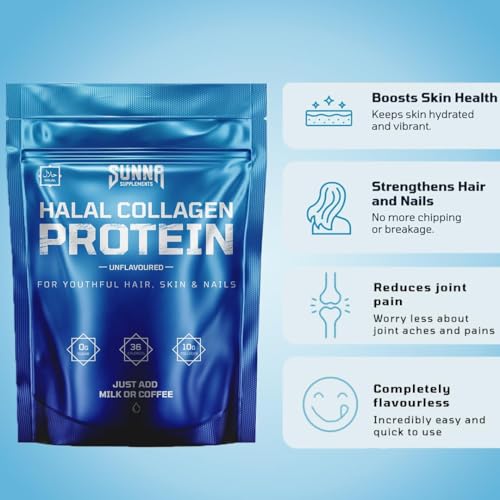 SUNNA SUPPLEMENTS - Halal Bovine Collagen Protein Powder for Hair, Skin, Nails and Joints SUNNA SUPPLEMENTSBuy Supplements Australia