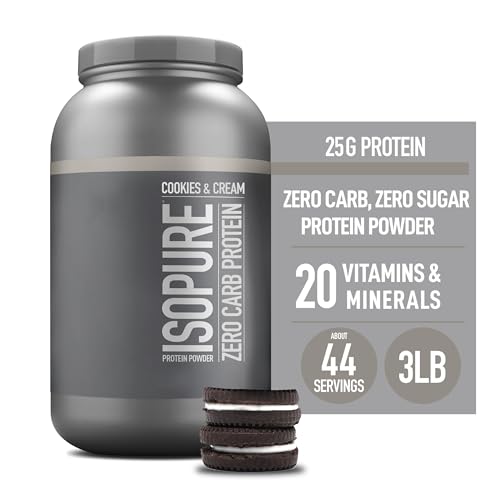 Isopure Protein Powder, Zero Carb Whey Isolate with Vitamin C & Zinc for Immune Support IsopureBuy Supplements Australia