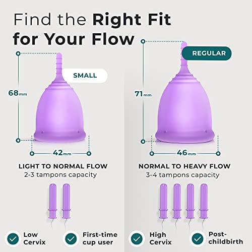 CareCup Menstrual Cups - Set of 2 Reusable Period Cups - Premium Design with Soft CarecupBuy Supplements Australia