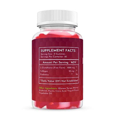 Glutathione Gummies | with Marine Collagen | 1050mg per Serving | Antioxidant Support SunshyneBuy Supplements Australia