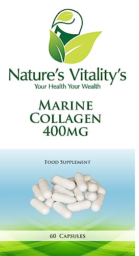 NATURE'S VITALITY'S Marine Collagen Capsules 400mg 60 Capsules 2 NATURE'S VITALITY'SBuy Supplements Australia