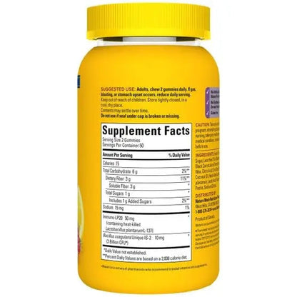 Nature Made Triple Action Biotic Gummy, 100 Gummies, Combined Prebiotic, Probiotic and PostBiotic, 50 Day Supply Nature MadeBuy Supplements Australia