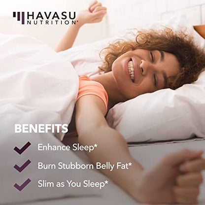 Night Time Fat Burner for Women | Weight Loss and Sleep Support Blend With Apigenin HAVASU NUTRITIONBuy Supplements Australia