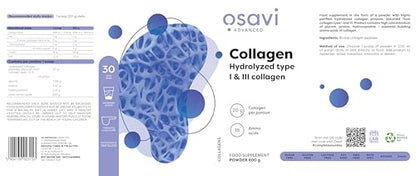 Osavi Collagen Peptides - Hydrolyzed Type 1 & 3-600g OSAVIBuy Supplements Australia