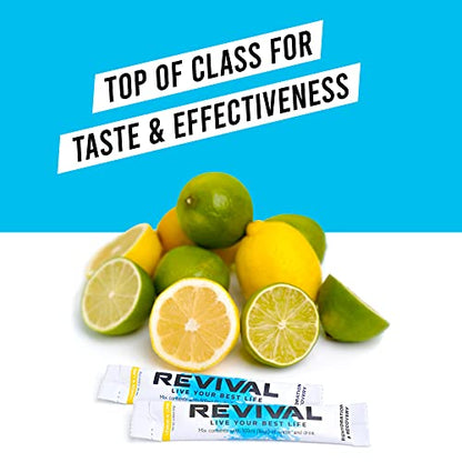 Revival Rapid Rehydration Electrolytes Powder - High Strength Vitamin C, B1, B3, B5, B12 Revival ShotsBuy Supplements Australia