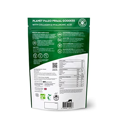 Planet Paleo Primal Goddess -Pure Collagen with Hyaluronic Acid and Zinc (210g, 35 Servings) Planet PaleoBuy Supplements Australia