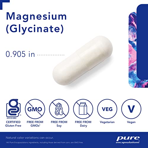 Pure Encapsulations Magnesium (Glycinate) - Supplement to Support Stress Relief, Sleep Pure EncapsulationsBuy Supplements Australia