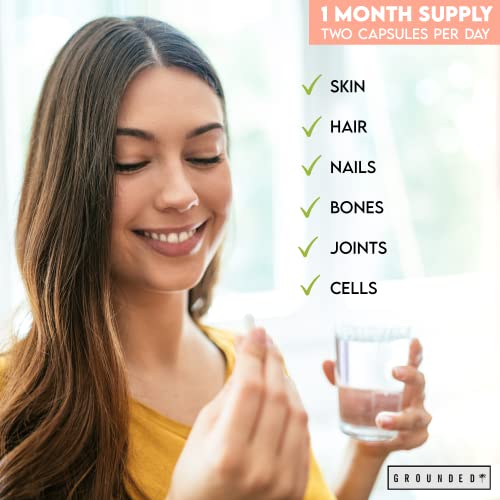 Hydrolysed Marine Collagen 700mg with Hyaluronic Acid, Vitamin C, Vitamin E, Copper & Biotin G R O U N D E D COFFEE SCRUBBuy Supplements Australia