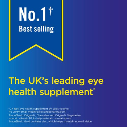 MacuShield Original Plus Capsules - 90 Day Pack, Eye Health Food Supplement containing MacushieldBuy Supplements Australia