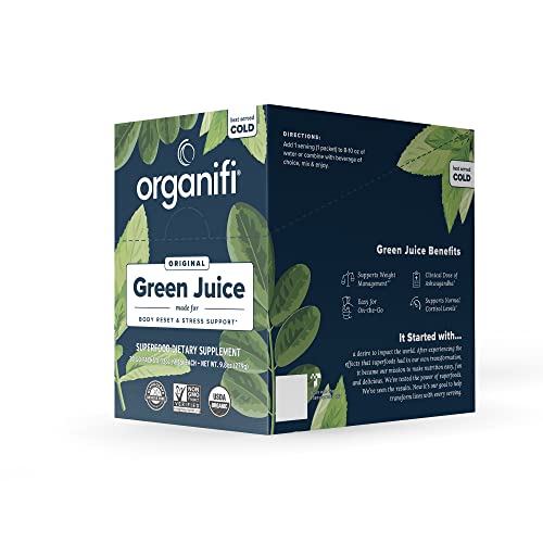 Organifi: GO Packs - Green Juice - Organic Superfood Supplement Powder - 30 Count OrganifiBuy Supplements Australia